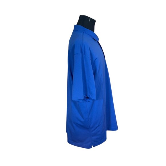 Nike Golf Men's Solid Blue Fit Dry Short Sleeve Polo Shirt XL - Picture 6 of 7